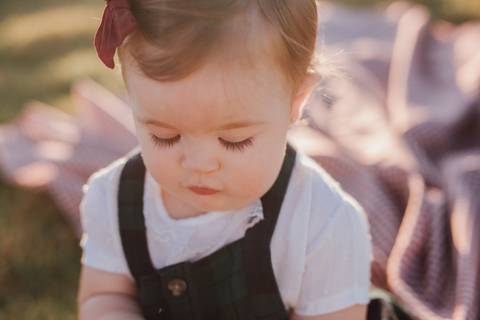 Ensaio em família no campo'