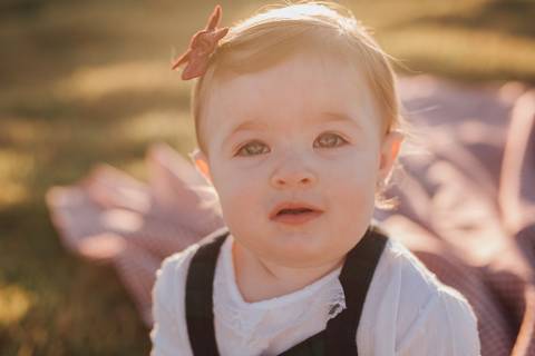Ensaio em família no campo'