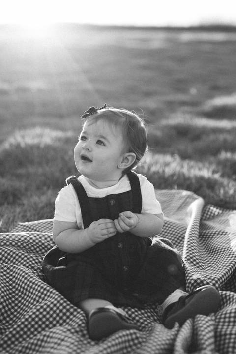 Ensaio em família no campo'