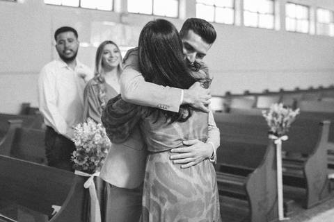 casamento minimalista na igreja'