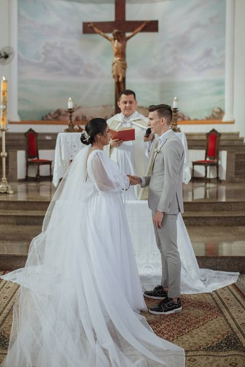 casamento minimalista na igreja'