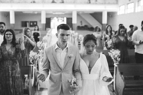 casamento minimalista na igreja'