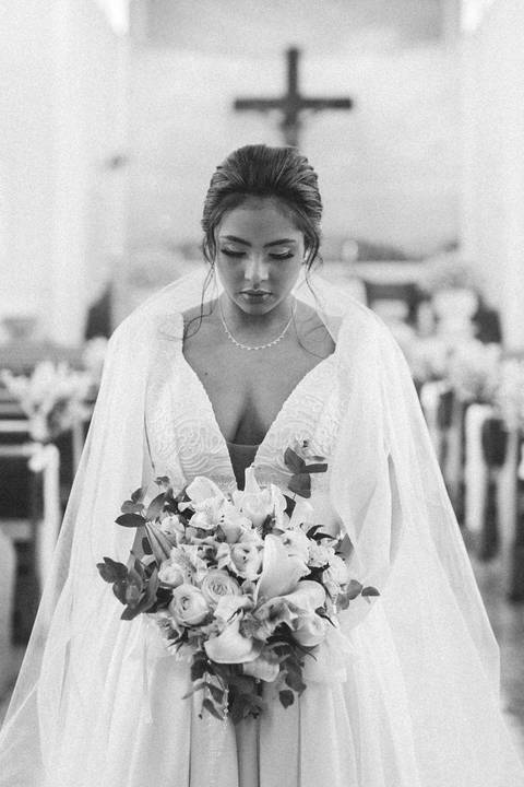 casamento minimalista na igreja'