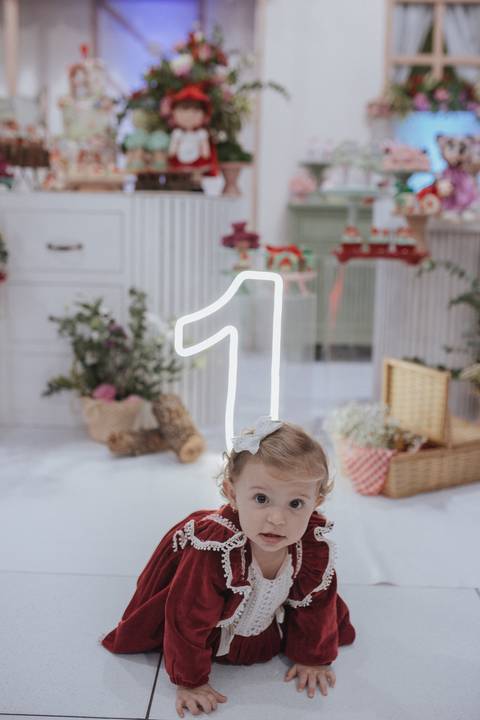Aniversário infantil com tema da chapeuzinho vermelho'