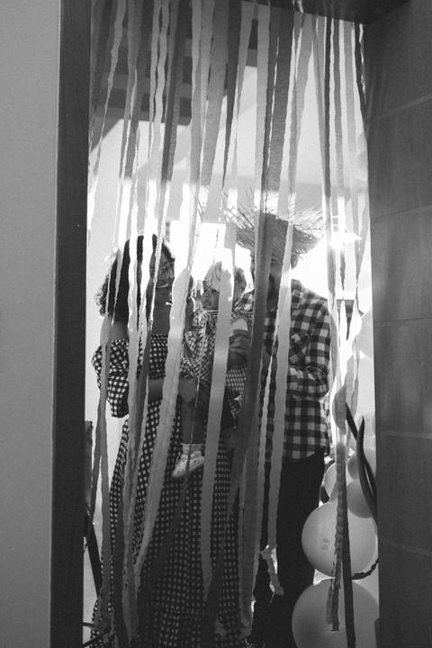 Aniversário infantil com tema de festa junina'