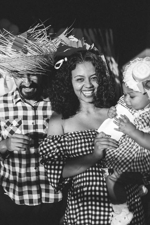 Aniversário infantil com tema de festa junina'