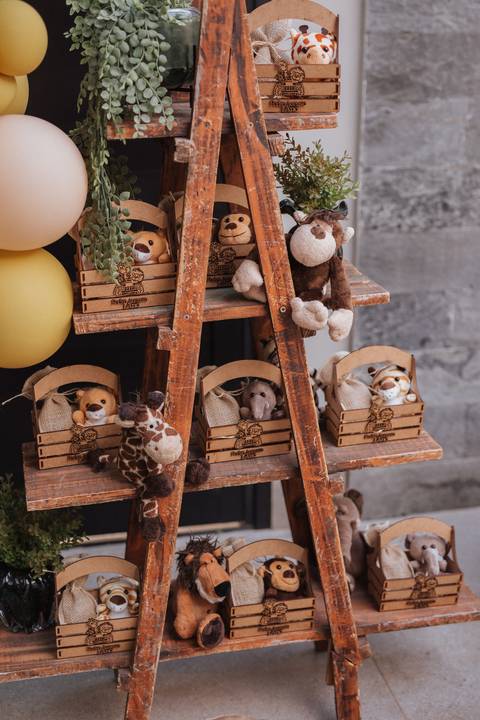 Aniversário infantil com tema do safari baby'