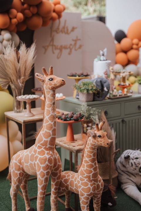 Aniversário infantil com tema do safari baby'
