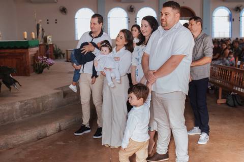 Cerimônia de batizado'