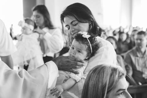 Cerimônia de batizado'