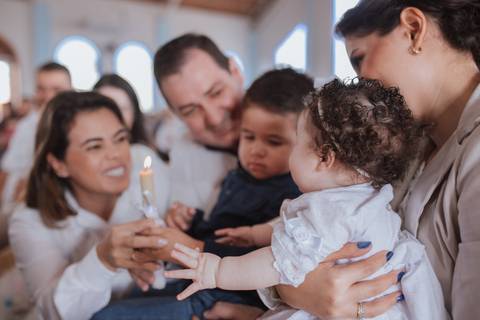 Cerimônia de batizado'
