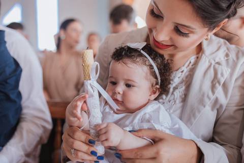 Cerimônia de batizado'