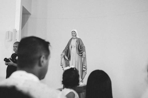 Cerimônia de batizado'