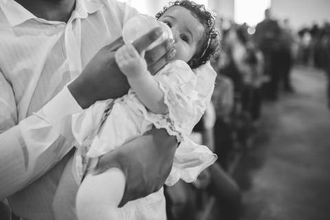 Cerimônia de batizado'