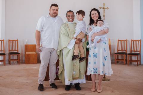 Cerimônia de batizado'