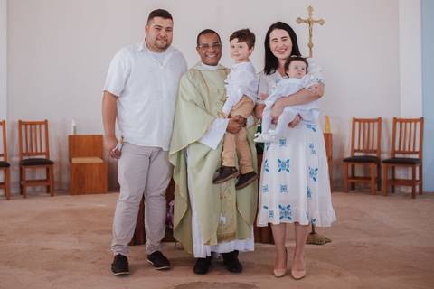 Cerimônia de batizado'