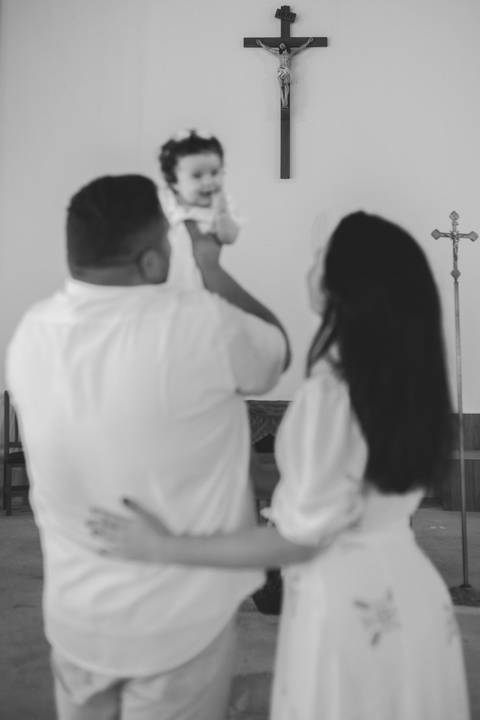 Cerimônia de batizado'