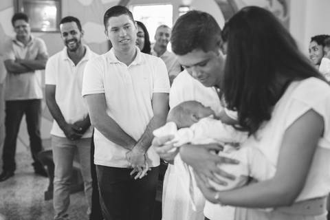 Cerimônia de batizado'