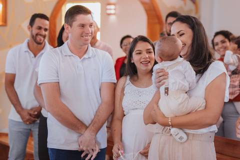 Cerimônia de batizado'