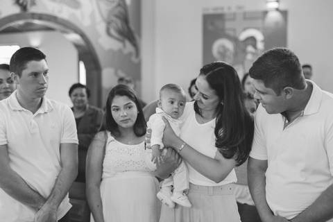 Cerimônia de batizado'