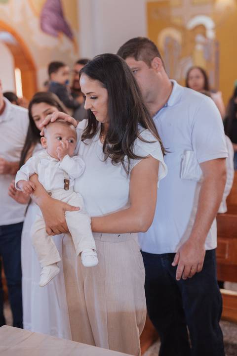 Cerimônia de batizado'