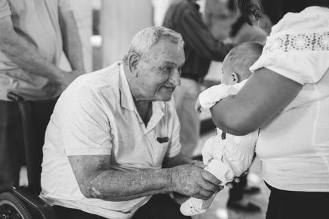 Cerimônia de batizado'