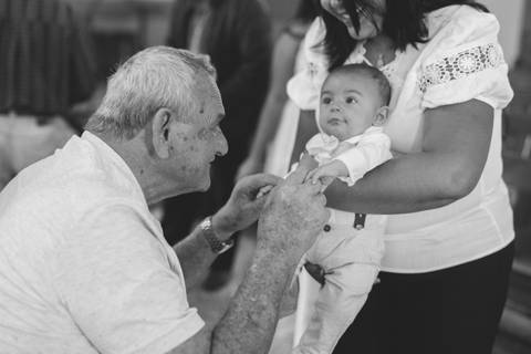 Cerimônia de batizado'