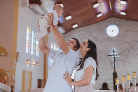 Cerimônia de batizado'