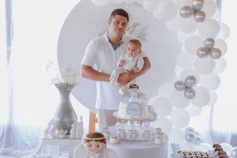 decoração de batizado'