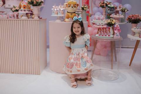 Aniversário infantil com tema da patrulha canina'