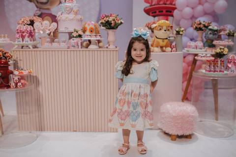 Aniversário infantil com tema da patrulha canina'