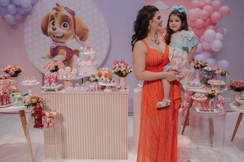 Aniversário infantil com tema da patrulha canina'