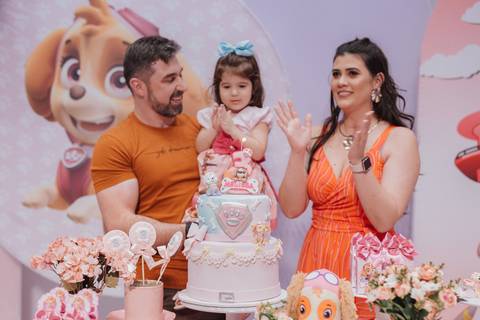 Aniversário infantil com tema da patrulha canina'