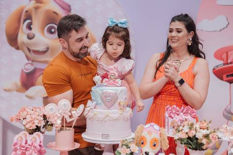 Aniversário infantil com tema da patrulha canina'