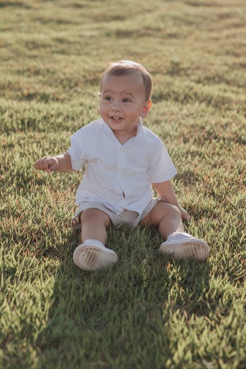 Ensaio em família no campo'