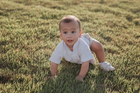 Ensaio em família no campo'