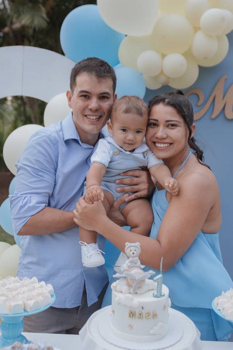 Aniversário infantil com tema do ursinho aviador'
