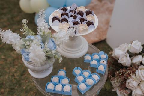 Aniversário infantil com tema do ursinho aviador'