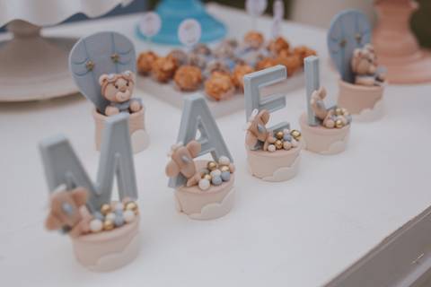 Aniversário infantil com tema do ursinho aviador'