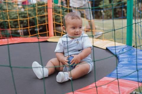 Aniversário infantil com tema do ursinho aviador'