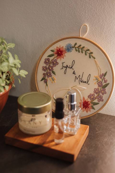 Ensaio de casal em casa'