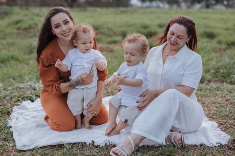 ensaio em família no campo'
