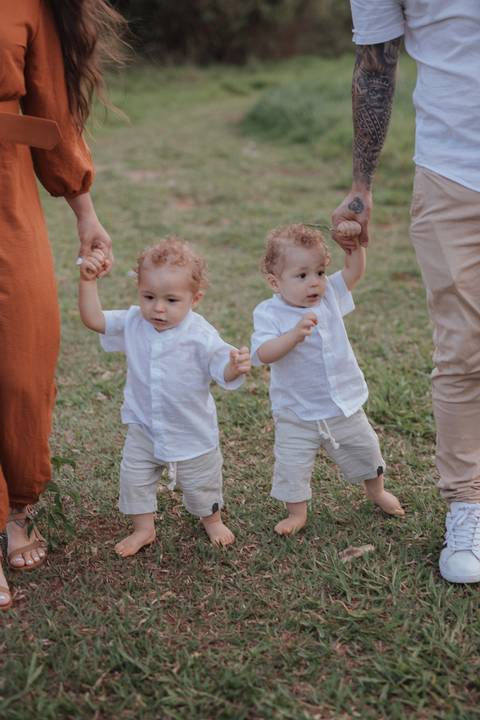 ensaio em família no campo'