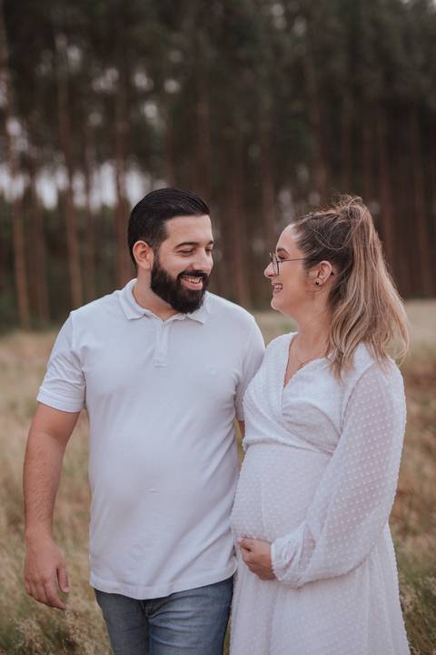 inspiração de ensaio de gestante no campo'