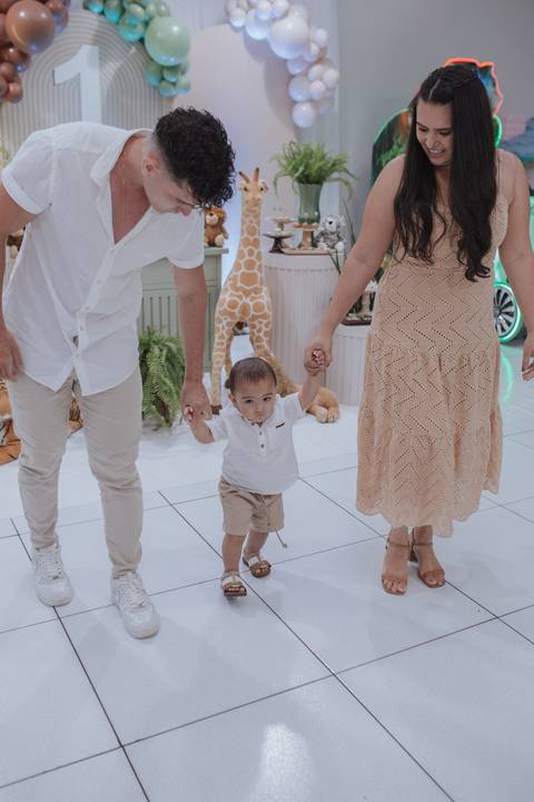 Aniversário infantil com tema de Safari'