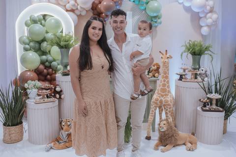 Aniversário infantil com tema de Safari'