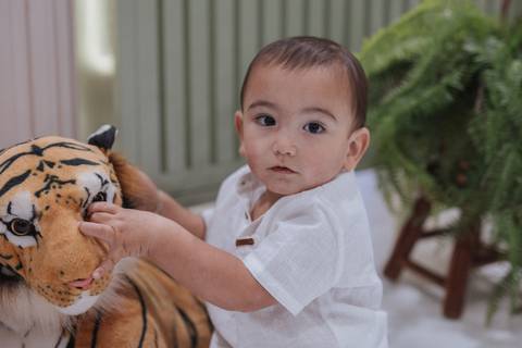Aniversário infantil com tema de Safari'