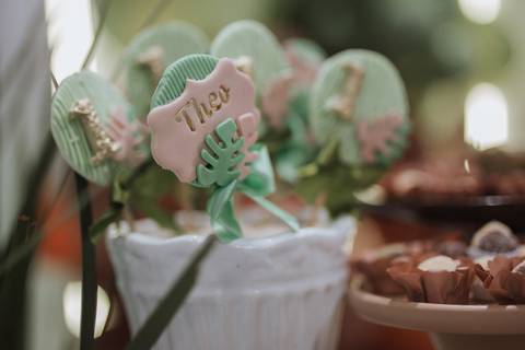 Aniversário infantil com tema de Safari'