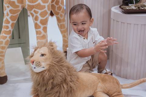 Aniversário infantil com tema de Safari'