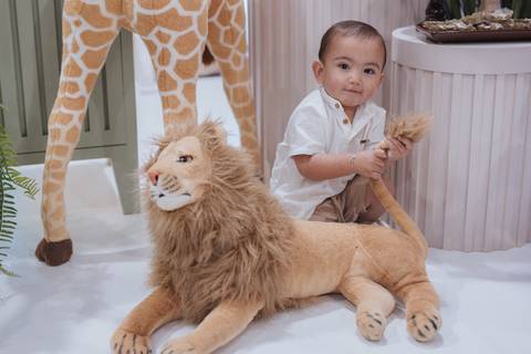 Aniversário infantil com tema de Safari'